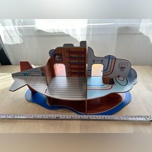 IKEA Blavingad Wooden Submarine Playset   Multicolor